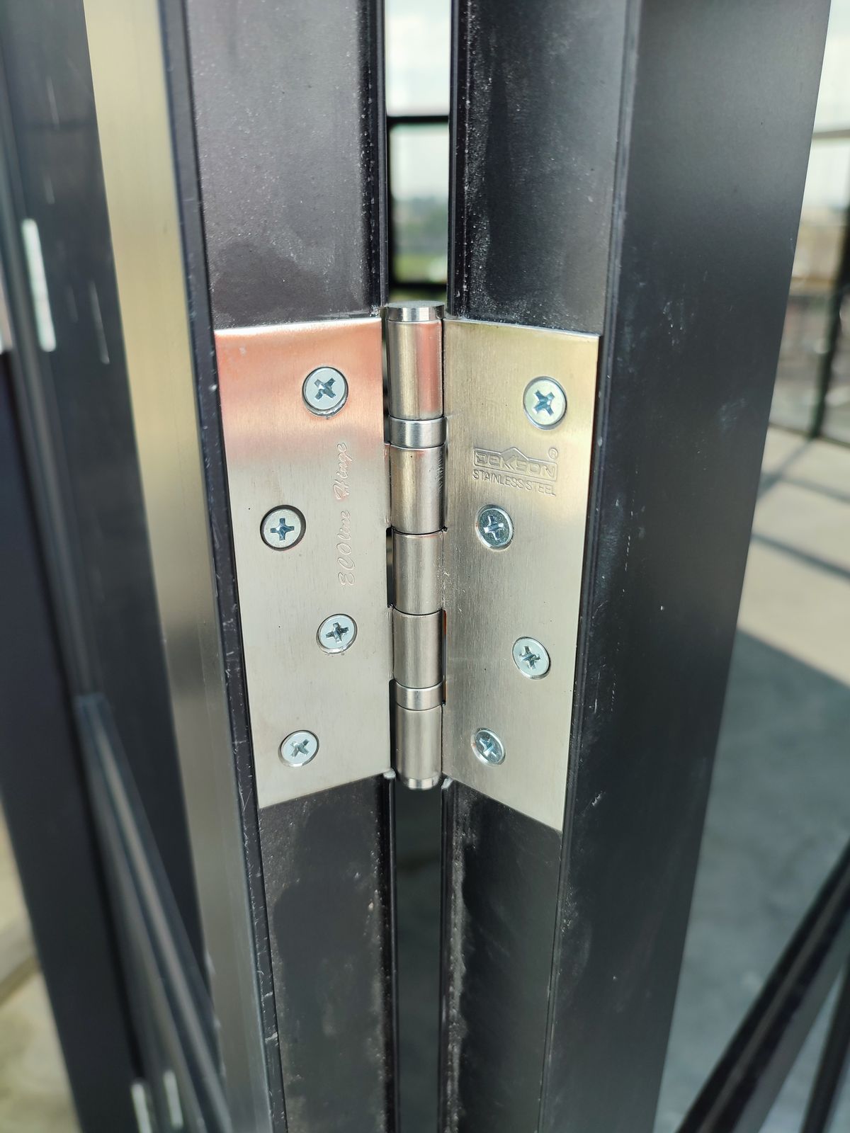 pintu lipat aluminium ayork - Dokumentasi Proyek